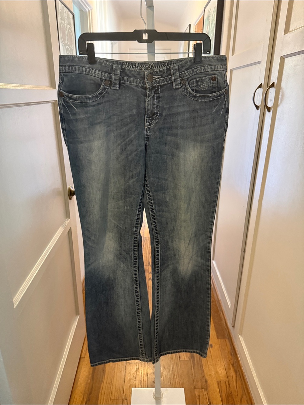 Harley-Davidson Women's Light Washed Bootcut Jeans